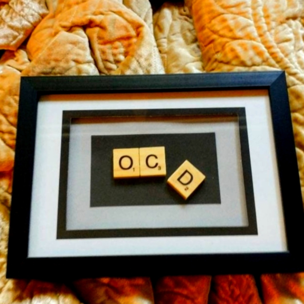 Framed Scrabble Tile Art